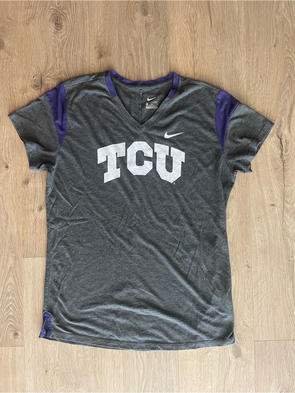 Nike Gray TCU Horned Frogs Tee